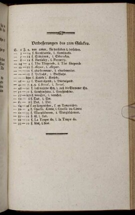 Verbesserungen des 2ten Stückes.