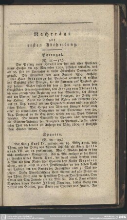 Nachträge zur ersten Abtheilung