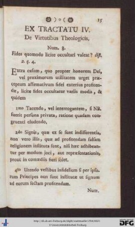 Ex Tractatu IV.