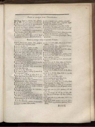 Fautes à corriger dans l'Introduction.