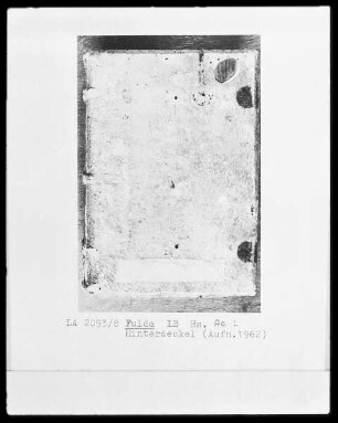 Isidor, Alkuin, Rhabanus Maurus und andere — Rückdeckel
