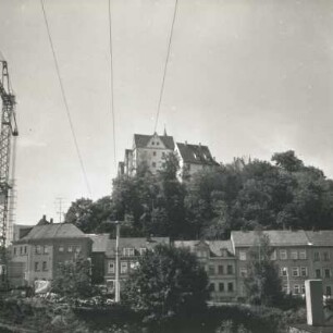 Nossen. Schloß. 16./18. Jh. Ansicht von Osten