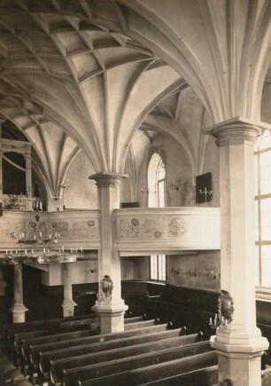 Lauenstein, Stadtkirche : Lauenstein, Stadtkirche, Inneres, Blick zur Orgelempore