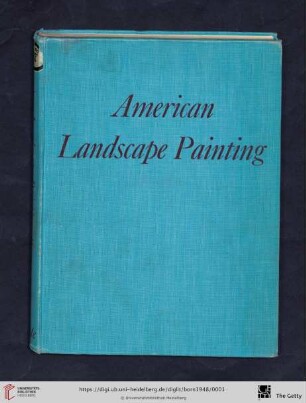 American landscape painting : an interpretation
