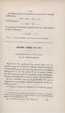 Concours général de 1877.