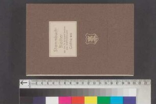 [Stammbuch Christian Friedrich Leopold Junker]