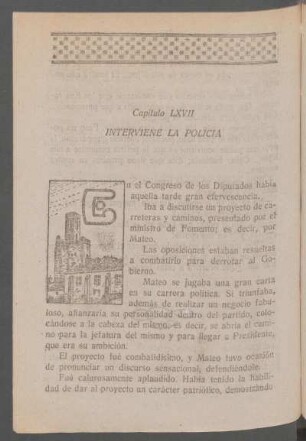 Capítulo LXVII - Interviene la policía
