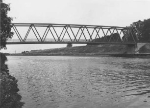Neue Börger Brücke am Dortmund-Ems-Kanal nach Ausbau bei Amelsbüren