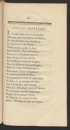 Chant Septième