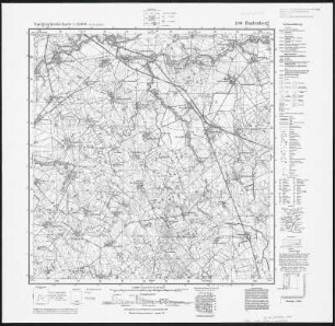 Meßtischblatt 1199 : Rautenberg, 1942 : Rautenberg. - Aufn. 1913, hrsg. 1915, letzt. Nachtr. 1939, Aus. - 1:25000. - [Berlin]: Reichsamt für Landesaufnahme, 1942. - 1 Kt.