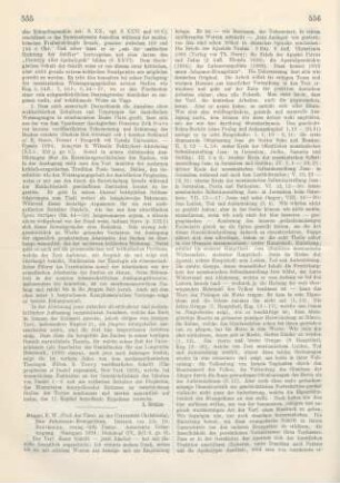 555-557 [Rezension] Bugge, Friedrich Wilhelm, Das Johannes-Evangelium