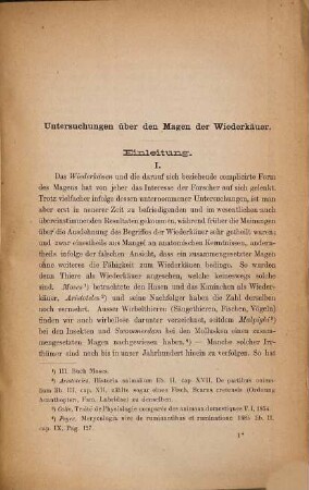 Untersuchungen über den Magen der Wiederkäuer