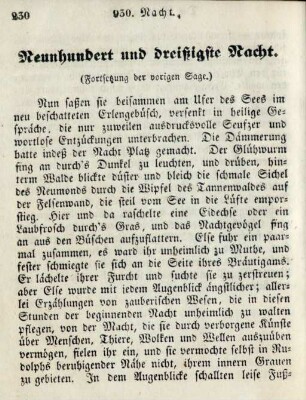 Neunhundert und dreißigste Nacht