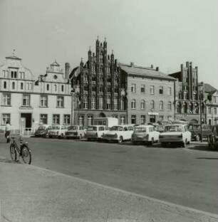 Greifswald, Marienkirchplatz, Parkplatz