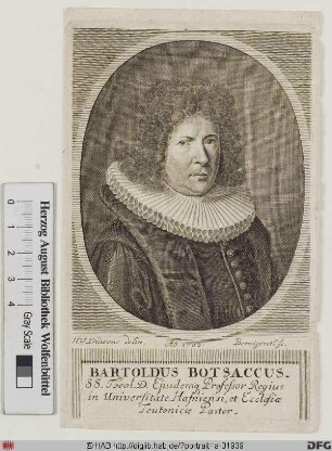 Bildnis Bartholomäus (Bertold) Botsack