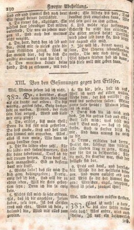 XIII. Von den Gesinnungen gegen den Erlöser.