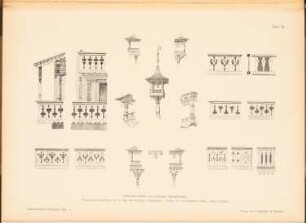 Dekorative Details von Gebirgshäusern, Salzburg: Ansichten Details (aus: Architekt. Rundschau, hrsg.v. Eisenlohr & Weigle, 1894)
