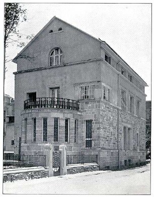 Billing, Hermann; Karlsruhe, Moltkestr.47 / Beethovenstr.; Villa Billing - Außenansicht