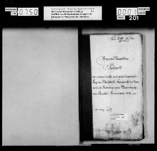 Protokoll zum Gegenbuch über untergebrachte und losgesagte Kuxe bei Reiche-Trost-Fundgrube in Zinnwald