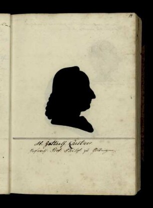 Ab. Gotthelf Kaestner. Hofrath. Prof. Philos. zu Göttingen