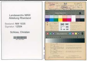 Entnazifizierung Christian Schloss , geb. 11.04.1888 (Steiger)