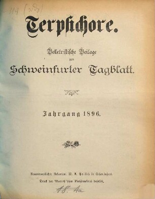 Terpsichore. 1896