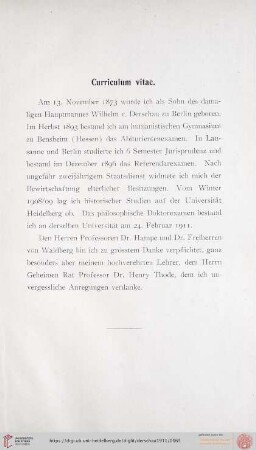 Curriculum vitae