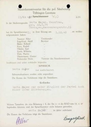 Majer, Berta