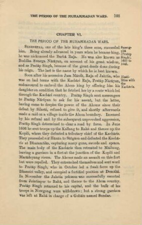 Chapter VI. The period of the Muhammadan wars