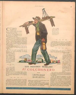 El colchonero : Los destinos humildes