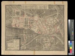 Plan der Kurhessischen Haupt- und Residenzstadt Cassel : Sr. Kurfürstln. Durchlt. Wilhelm dem Isten