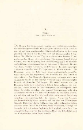 X. Yeddo. Vom 1. bis 31. Januar 1861