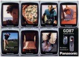 Werbung für Panasonic-Handys