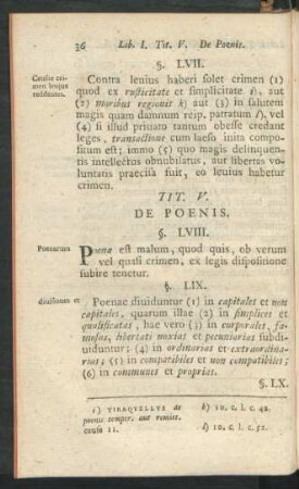 Tit. V. De Poenis