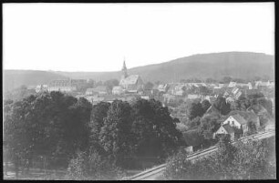 Wechselburg. Blick auf Wechselburg