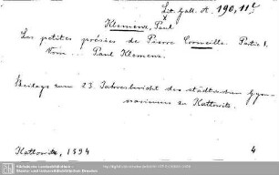 Literatura Gallica A 0190,11.e