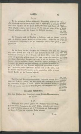 Zweyter Abschnitt. Von den Pflichten des Magistrats quoad Statum Oeconomicum der Stadt.