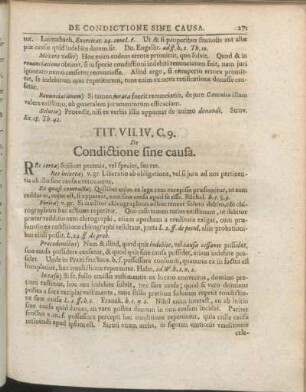 Tit. VII. IV. C. 9. De Condictione sine causa.