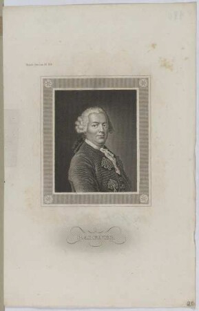 Bildnis des Gottlieb Wilhelm Rabener