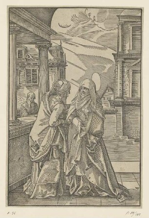 Heimsuchung Mariae, aus: Petrus Canisius, "Commentatorium de verbi dei corruptelis", Tomi duo., Ingolstadt 1583, fol. 401