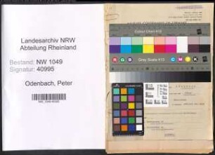 Entnazifizierung Peter Odenbach , geb. 27.02.1901 (Lehrer)