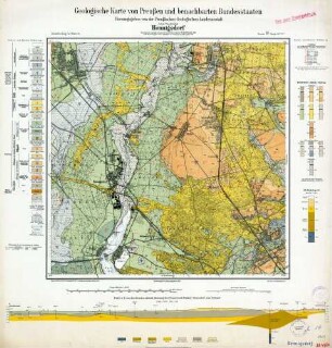 [3345] Henningsdorf, Geologische Karte von Preußen und benachbarten Bundesstaaten