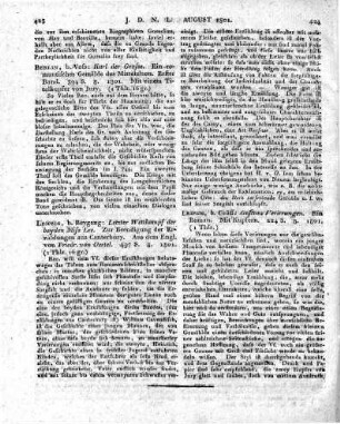 Berlin, b. Voss: Karl der Grosse. Ein romantisches Gemälde des Mittelalters. Erster Band. 394 S. 8. 1801. Mit einem Titelkupfer von Jury.
