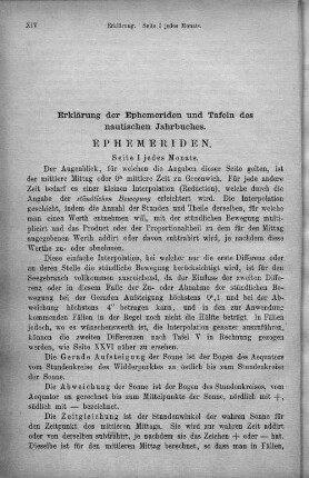Erklärungen der Ephemeriden und Tafeln des nautischen Jahrbuches.