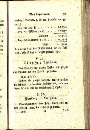 Vierzehnte Aufgabe