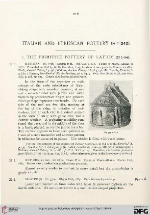 Italien an Etruscan Pottery (H 1-266)