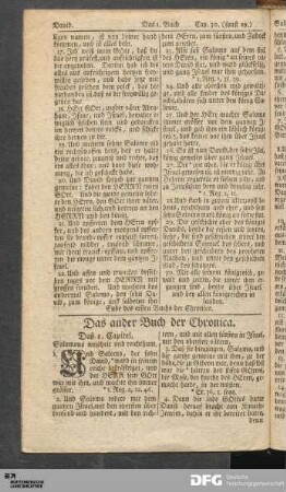 Das ander Buch der Chronica.