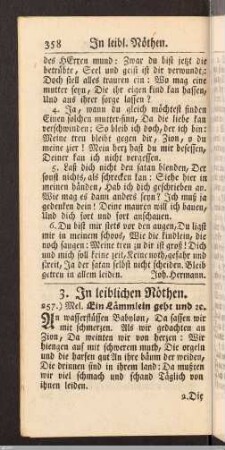 In leibl. Nöthen.
