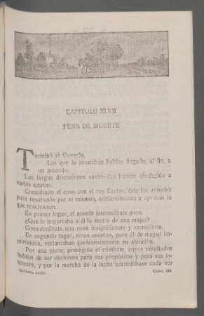 Capítulo XLVII - Pena de muerte