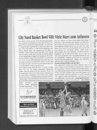City Nord Basket Bowl VIII: Viele Stars zum Anfassen
